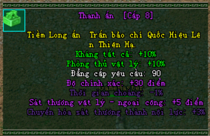 Chế tạo Tướng ấn, nâng cấp sức mạnh